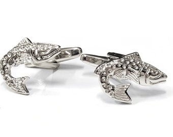 Salmon Fish Cufflink Cufflinks
