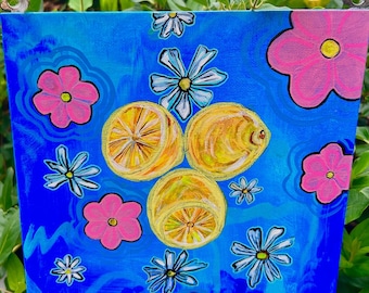 Lemon original painting