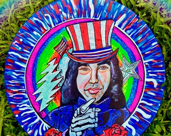 Captain Trips Original Painting- Jerry Garcia