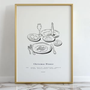 Świąteczna kolacja ścienna, prezent dla gospodarza imprezy świątecznej, sztuka menu świątecznego, wydruk Eat Drink & Be Merry, plakat Winter Bar Cart, pobieranie cyfrowe