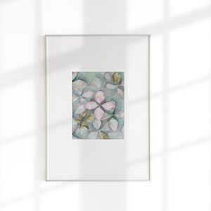 Dipinto originale ortensie, acquerello “RVertrauen” dipinto botanico | Belle arti di Judit Fortelny