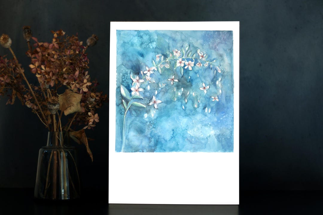 Apple Blossom Original Painting, Botanical Watercolor | Judit Fortelny ...
