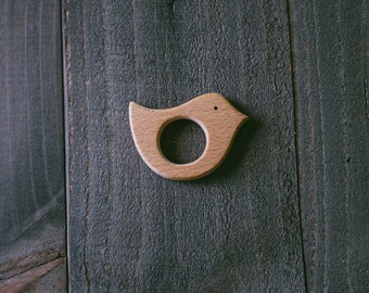 Bird Wooden Teether