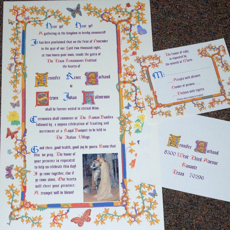Scroll Invitations - Etsy