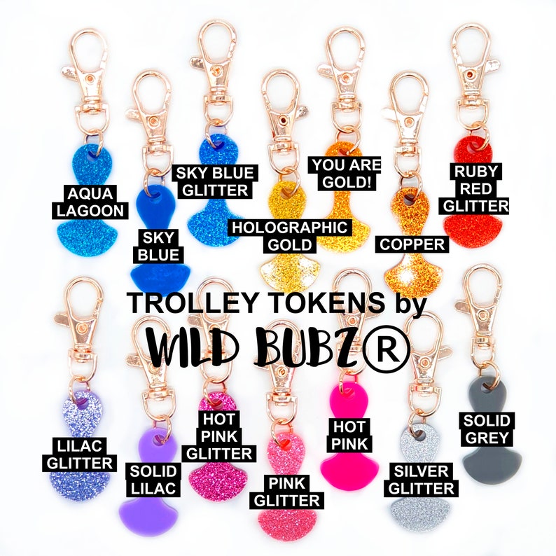 Trolley Tokens Australia by WILD BUBZ® Etsy