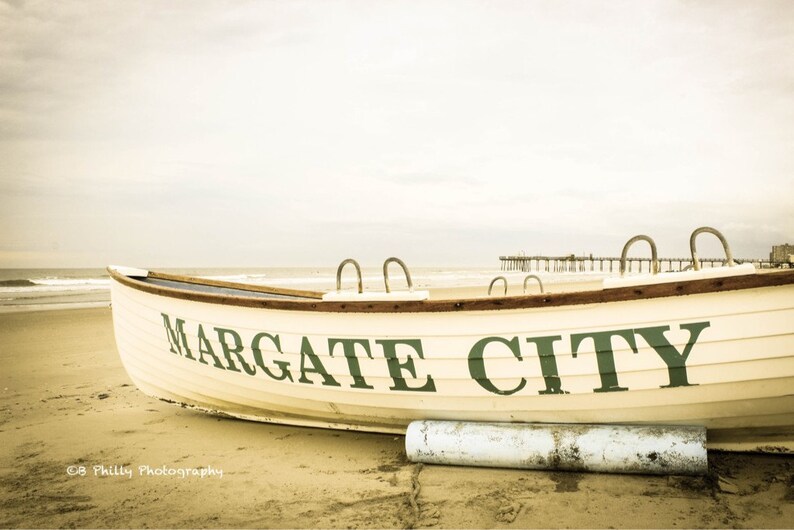 Margate City Docked. Margate City New Jersey. Etsy