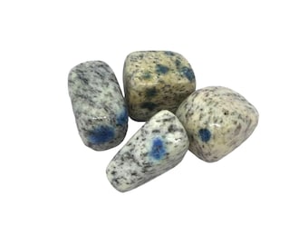 K2 Jasper Crystal / Tumble Stone with an information card and organza bag.
