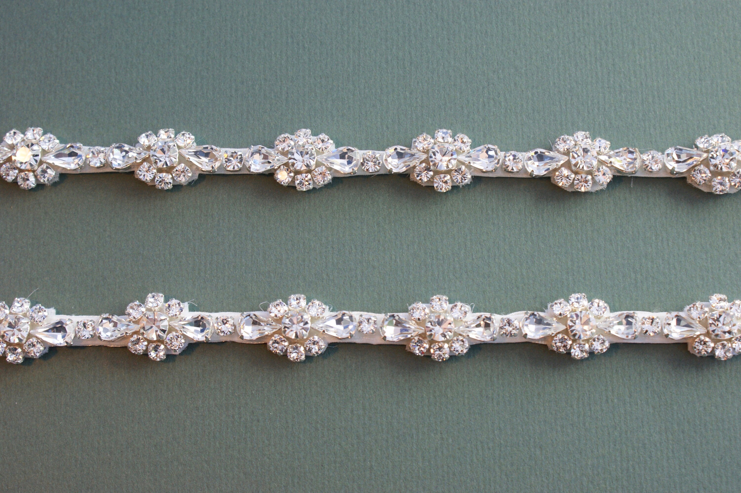 Wedding Dress Straps PAIGE Pearl Straps Beaded Straps Sparkly Straps Pair Of Pearl And Diamante Attachable Bridal Straps
