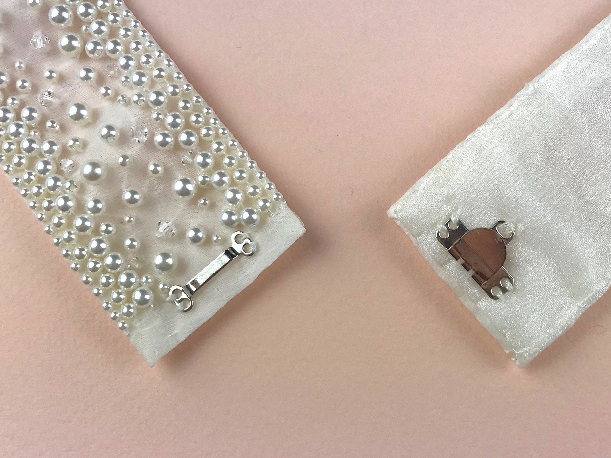 Handmade Pearl Bridal Belt: Sparkly Crystal Wedding Dress 