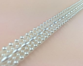 HAYDEN- Simple Freshwater Pearl Minimalist Bridal Belt - Etsy display picture 2