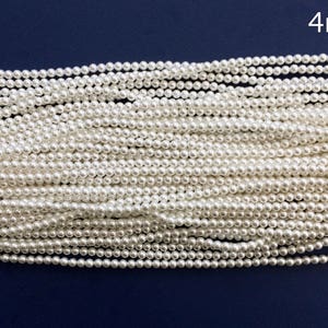 100 X 7x5mm Pearl Beads Ivory Pearls Freshwater Pearl Imitation