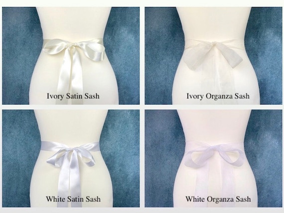 Satin belt for clearance dress