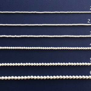 5mm High Quality Imitation Japanese pearls, Small Pearls, Bridal Pearls, White Pearls, Ivory Pearls, Japanese Pearls, Bridal Pearls image 4