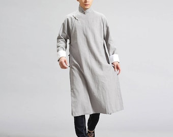 Cheongsam / Changshan pattern for male(with lining); Digital Sewing pattern with video tutorial