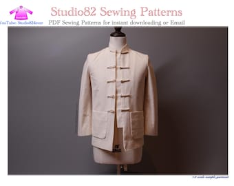 Tang Suit Sewing Pattern: Traditional Chinese Jacket (PDF)