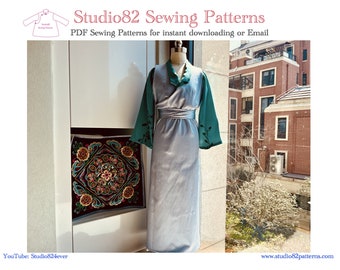Digital Sewing Pattern of Lhasa Chuba for Instant Download
