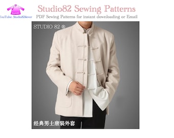 Tang Suit Sewing Pattern: Traditional Chinese Jacket (PDF)