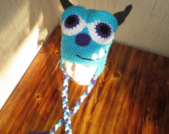 Crochet Sulley Monster Beanie