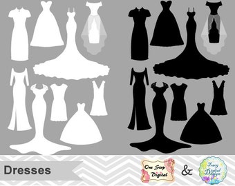 Download Dress Silhouettes Etsy
