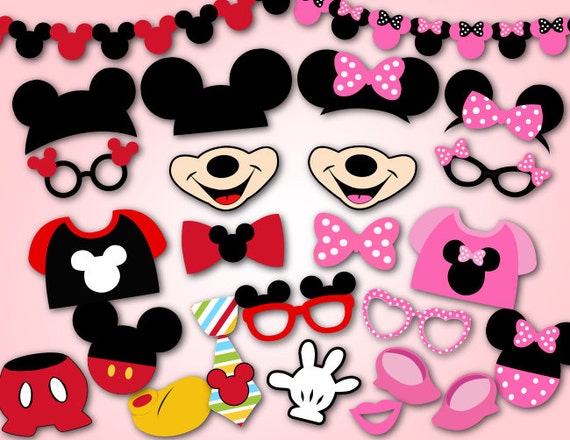 Intrepid image within free printable mickey mouse photo booth props Hilaire image with free printable mickey mouse photo booth props