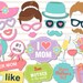 Printable Mother's Day Photo Booth Props, Love Mum Party Photo Booth Props, Happy Mother's Day Party Photo Booth Props, Best Mum Props 0180