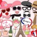 Printable French Party Photo Booth Props, Paris Inspired Photo Booth Props, Paris Party Parisian Theme Photo Booth Props, C'est La Vie 0082