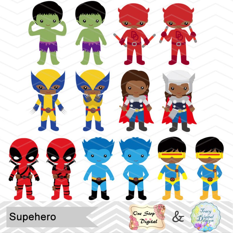 30 African American Little Boy Superhero Digital Clip Art Boys Superhero Clipart African American Superhero Party Superhero Boy Combo 0275