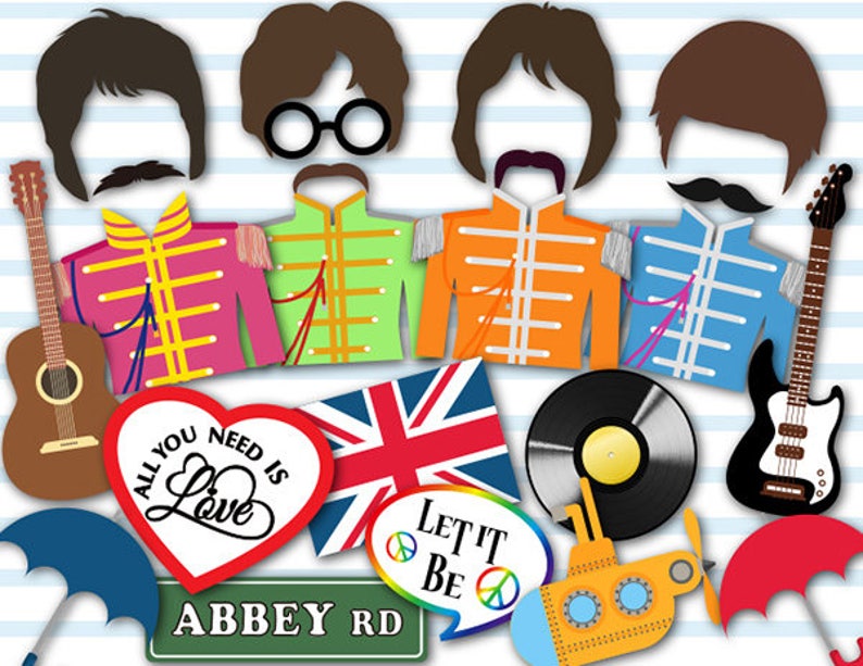Printable Rock Star Photo Booth Props Rock Star Party Photo | Etsy