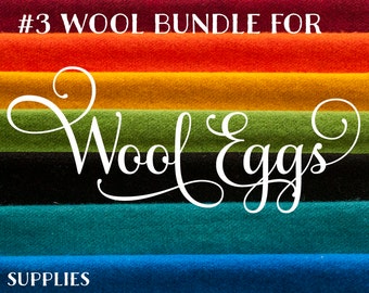 Wool Bundle for Egg Pattern #3 (WOOL ONLY)