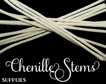 Cotton chenille stems