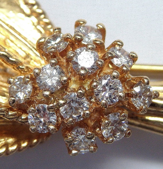 14k Yellow Gold 0.48 carat Round Diamond Diamond … - image 3