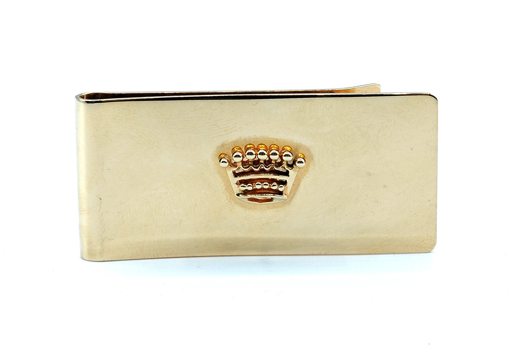 14k Yellow Gold Crown Money Clip 253728109655 - Etsy