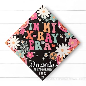X Ray Tech Graduation Cap Topper - Radiology XRay Rad Tech Custom Grad