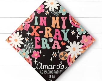 X Ray Tech Graduation Cap Topper - Radiology XRay Rad Tech Custom Grad