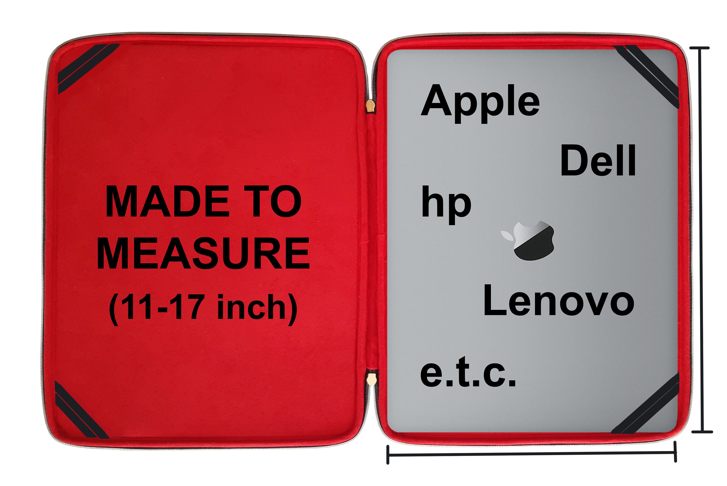 Black Leather Laptop Case 14 Inch Laptop Sleeve 14 Inch Etsy