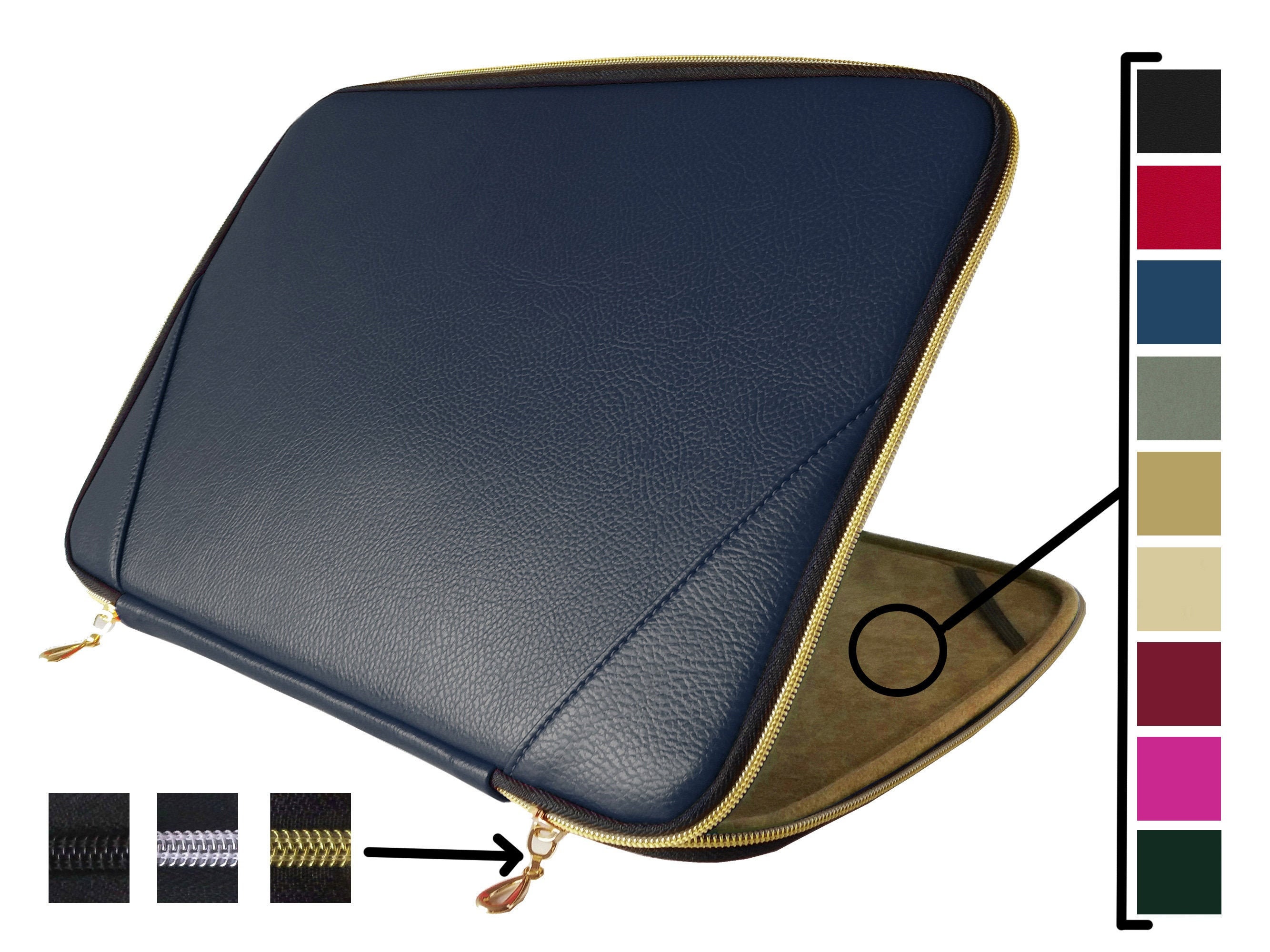 14 leather laptop sleeve