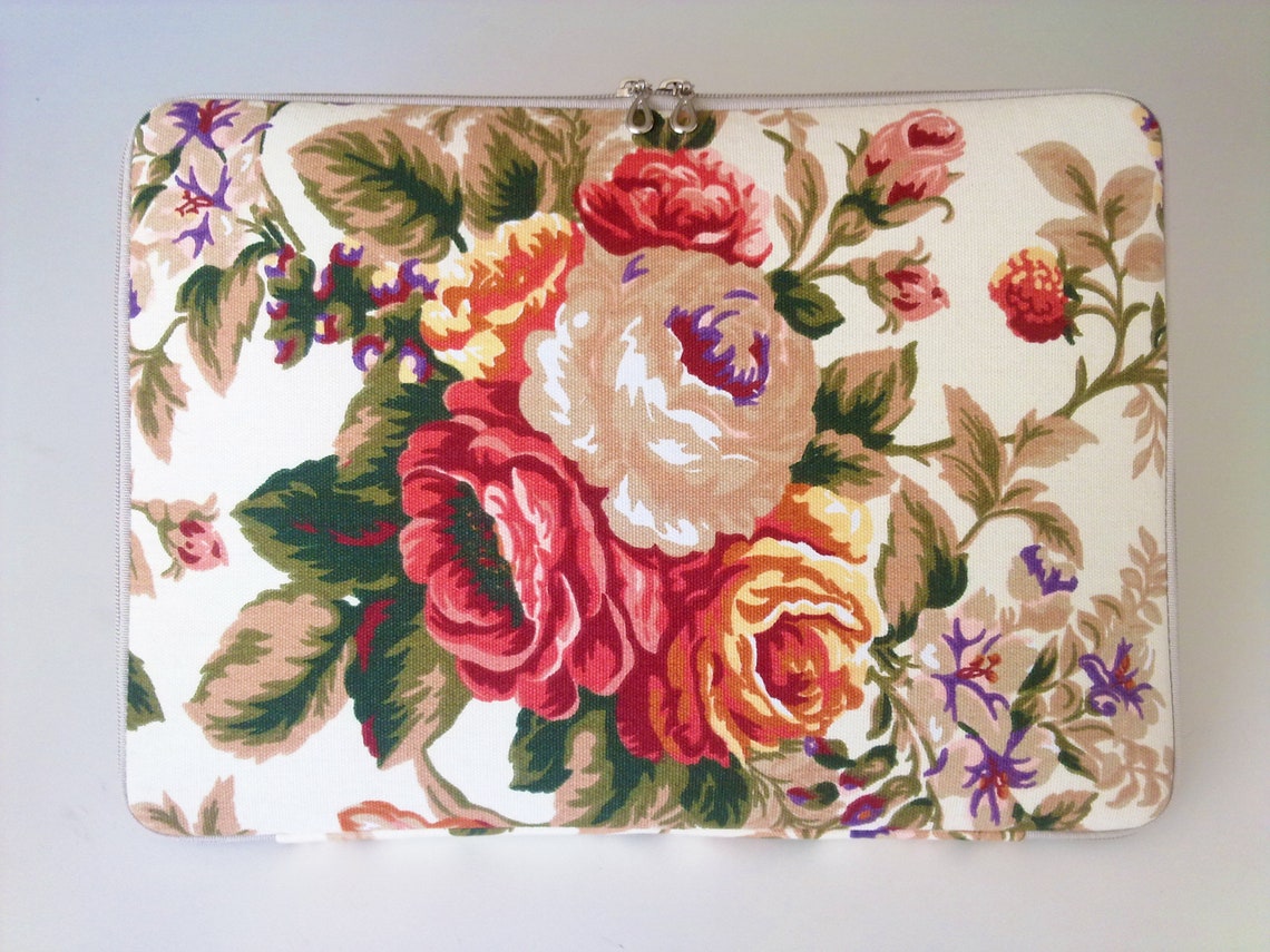 Floral Laptop Sleeve 13 Inch Laptop Case Floral Laptop Etsy