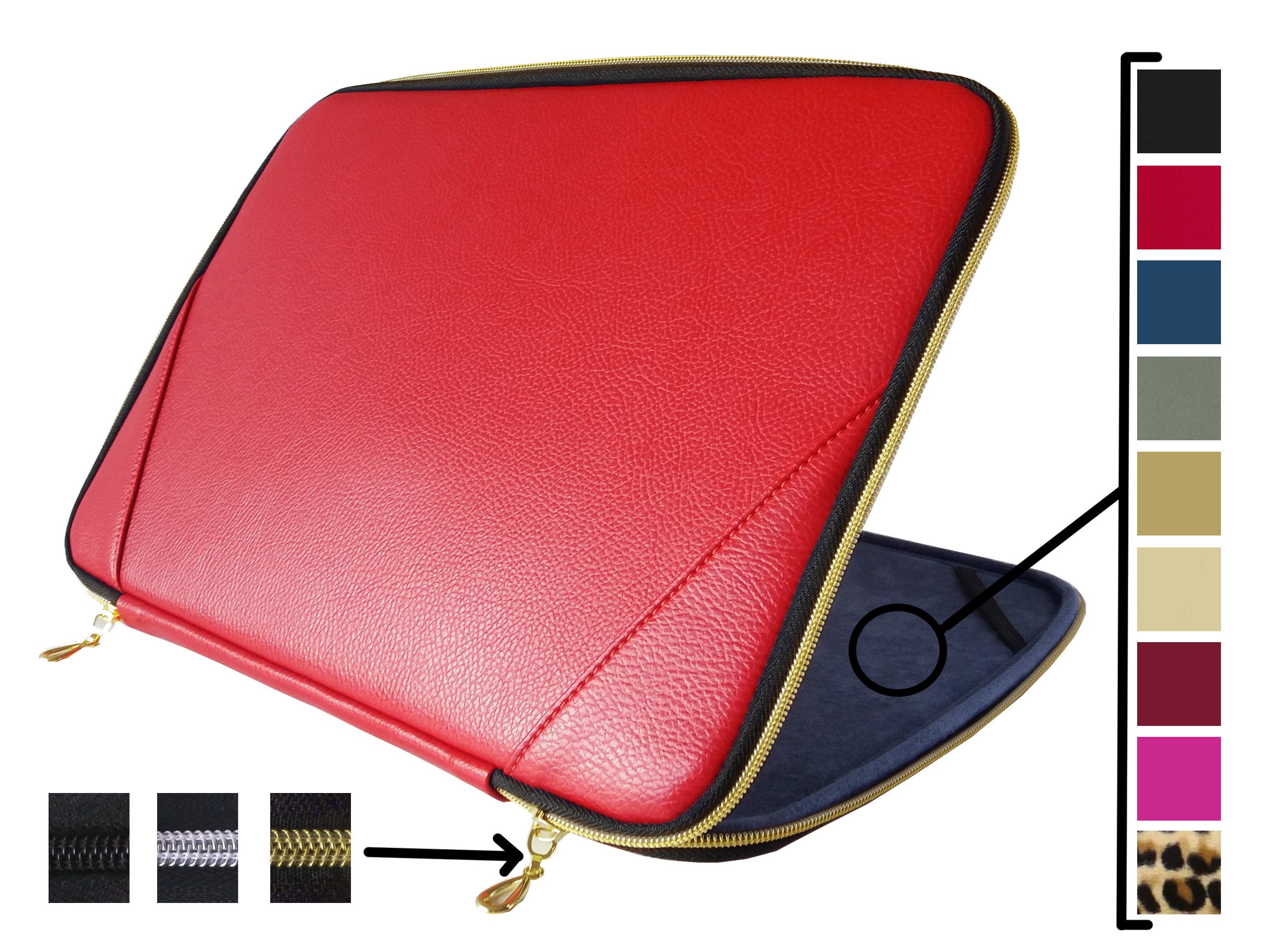 Laptop Case Leather Laptop Sleeve Laptop Case 15.6 Inch Etsy