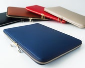 ★THREETIMES★MEMORY LAPTOP SLEEVE Tise Aso-Oke + Leather Laptop Sleeve - Multi – Theos & Tims