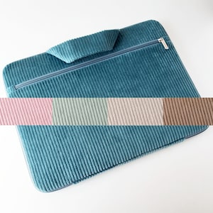 Borsa per laptop in velluto a coste con manici Custodia per laptop da 13/14/15/16/17 pollici con tasche e cerniera, scegli la tua combinazione di colori, HP, Dell, Lenovo immagine 1