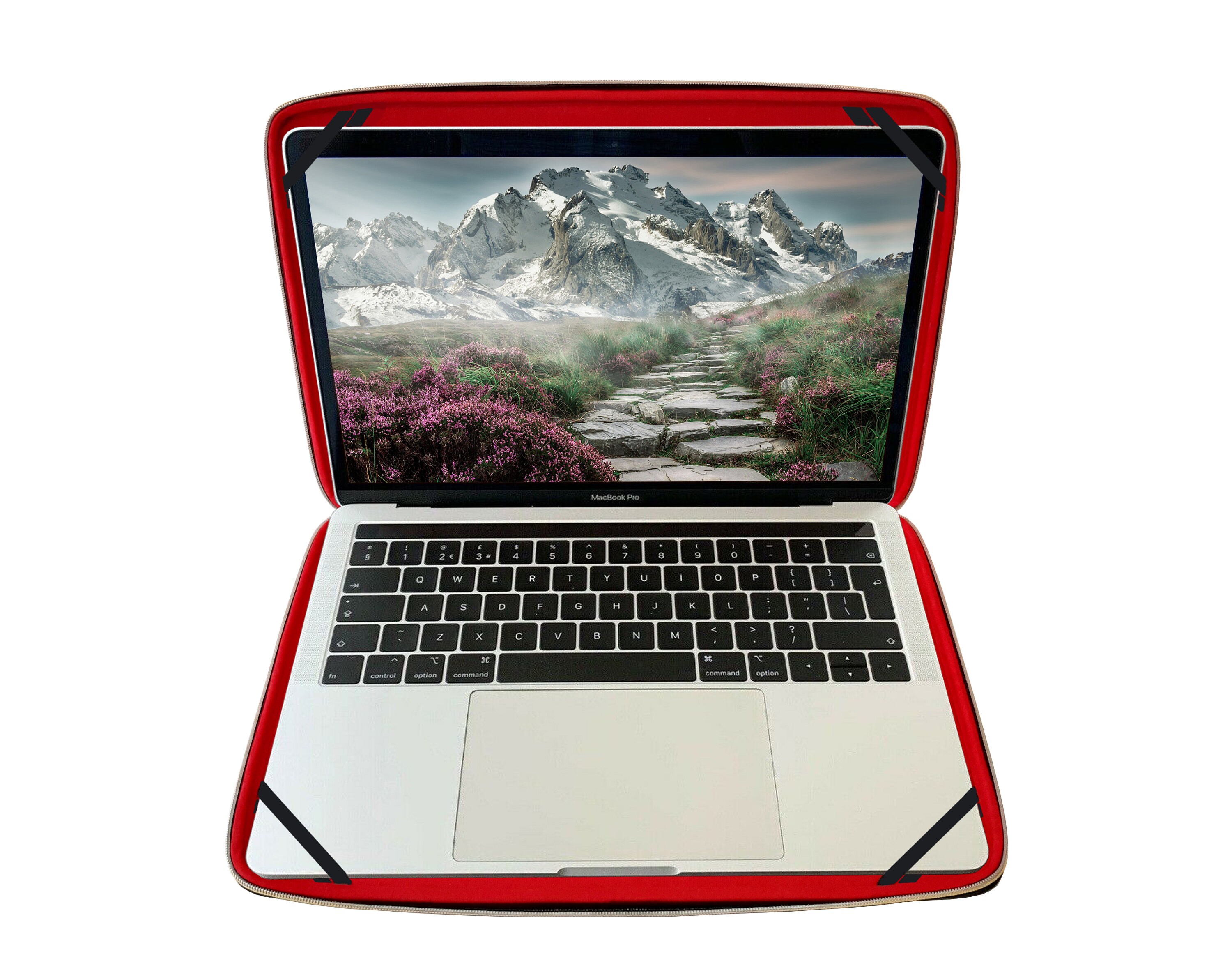 Red Laptop Case Leather Laptop Sleeve Laptop Case 15.6 Inch Etsy