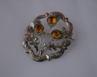 Scottish sterling silver brooch