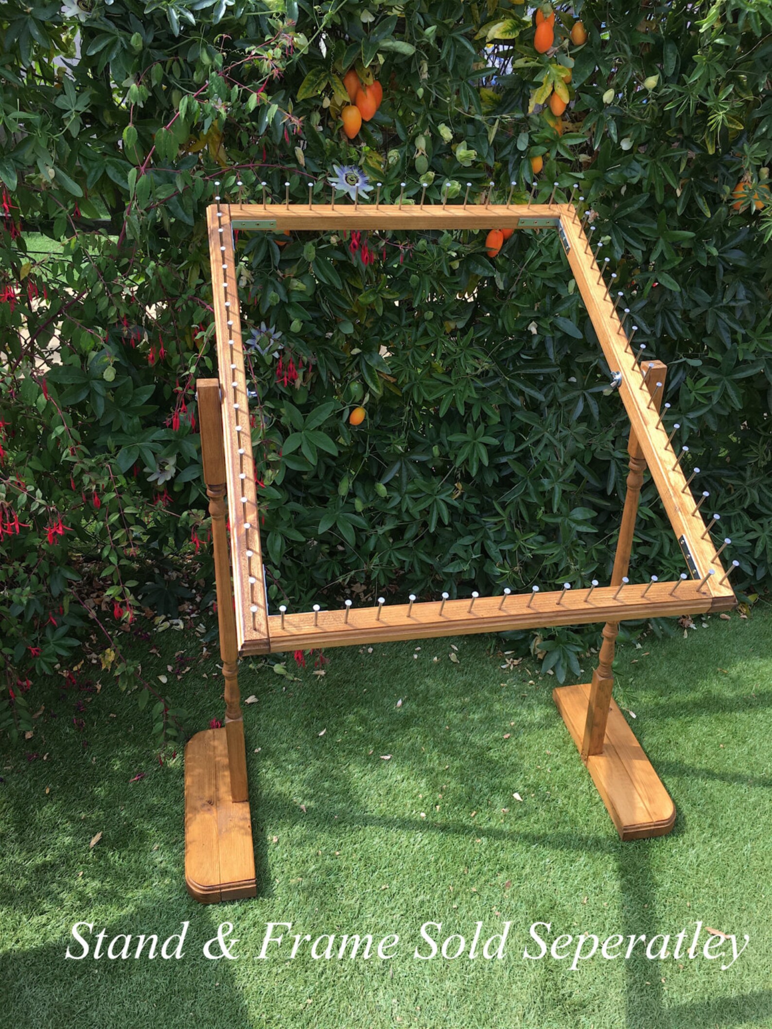 Frame to make pom pom blankets 31x25 outer frame size Etsy