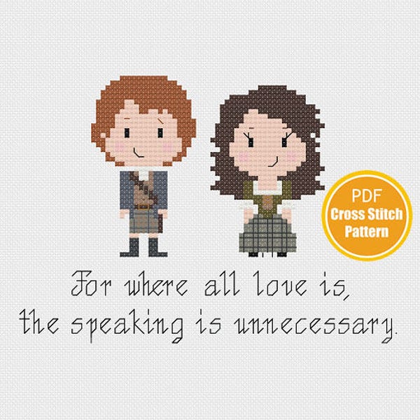 Outlander Cross Stitch Etsy UK