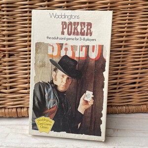 Vintage Waddingtons Poker Game 1979 With Cards And Money