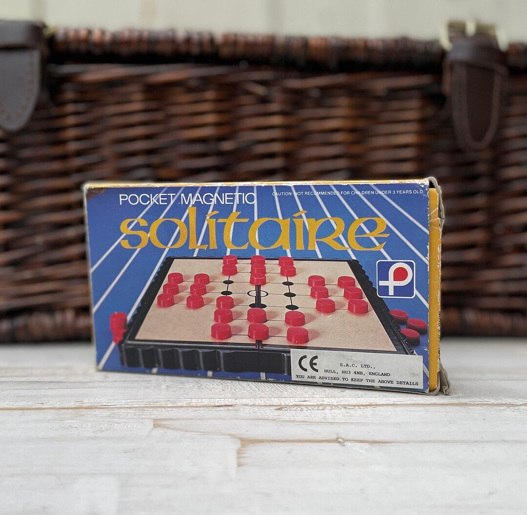 Vintage Travel SOLITAIRE Travel Game Mini Game Camper Etsy UK