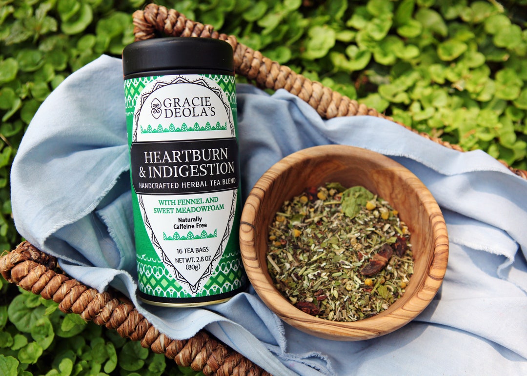 Heartburn & Indigestion Herbal Tea W/ Fennel and Meadowsweet acid