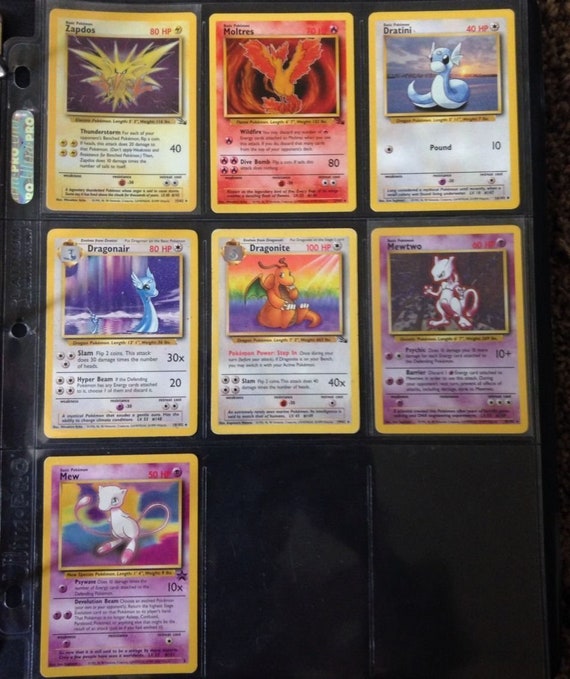 20 HOLOS Complete Set ALL 151 / 150 Original Pokemon Cards 20 HOLOS Complete Set ALL 151 / 150 Original Pokemon Cards