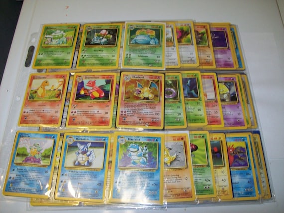 Complete Set ALL 151 / 150 Original Pokemon Cards Base -  Hong