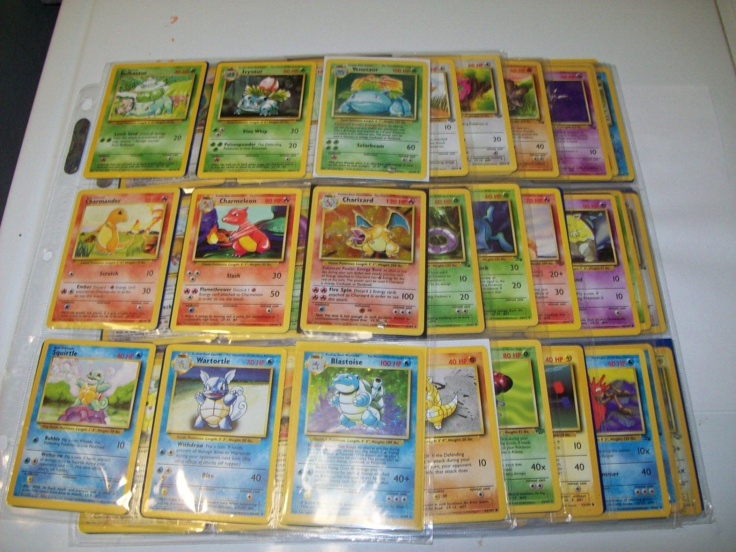 Pokemon Excellent to Mint 20 Card Lot All from Base Set To Team Up